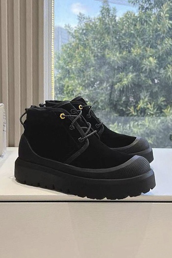 Женские ботинки с мехом UGG Neumel Weather Hybrid - Black   
