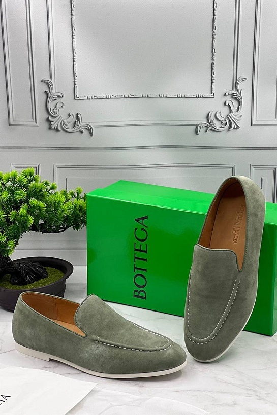Мужские замшевые лоферы Bottega Veneta
