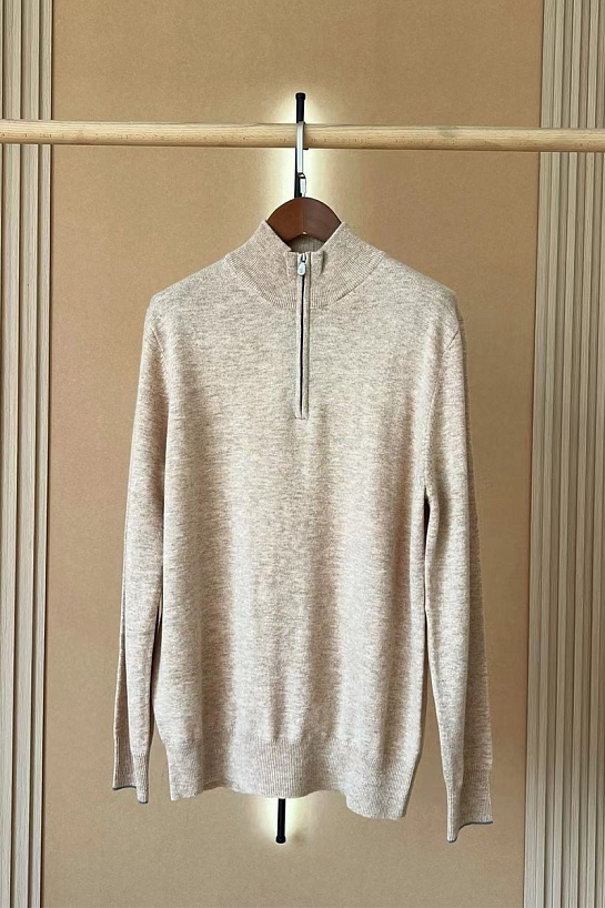 Кашемировый свитер Brunello Cucinelli Premium - Light Tan