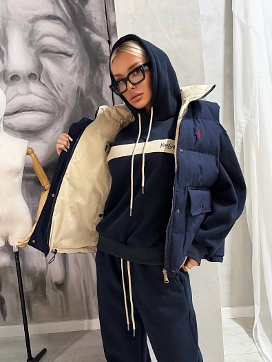 Женский костюм тройка Yves Saint Laurent premium   