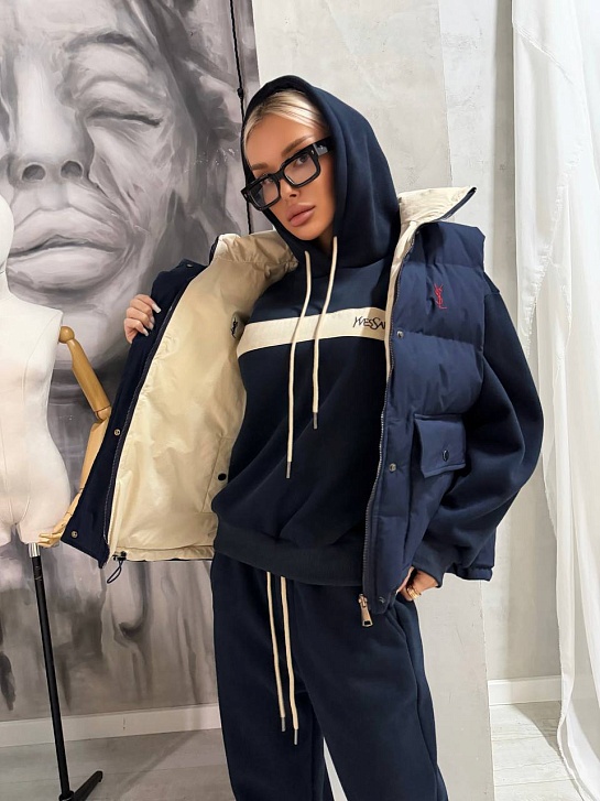 Женский костюм тройка Yves Saint Laurent premium