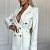 Женское платье-пиджак Balmain белого цвета