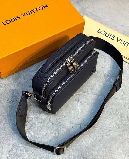 Кожаная сумка Louis Vuitton Avenue Messenger Premium 22.6x15.5x7 см   