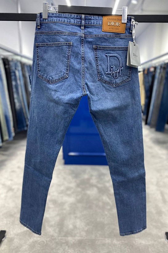 Мужские синие джинсы Dior