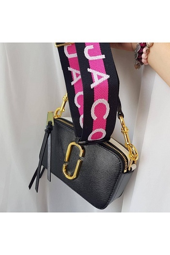 Кожаная сумка Marc Jacobs 25x16 см - Black   