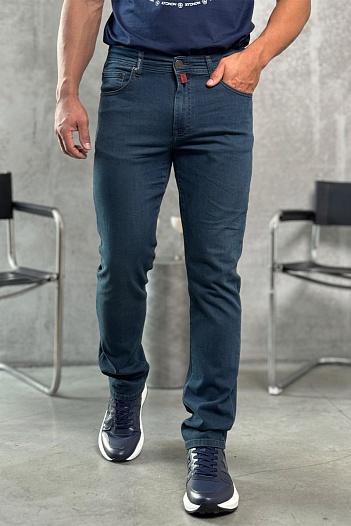 Мужские тёмно-синие джинсы Kiton   