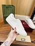 Женские кожаные кеды Gucci Premium - White