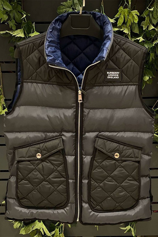 Мужской жилет Burberry London England - Black / Blue