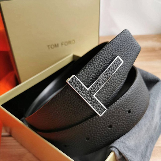 Кожаный ремень Tom Ford (длина 100 / 105 см)   