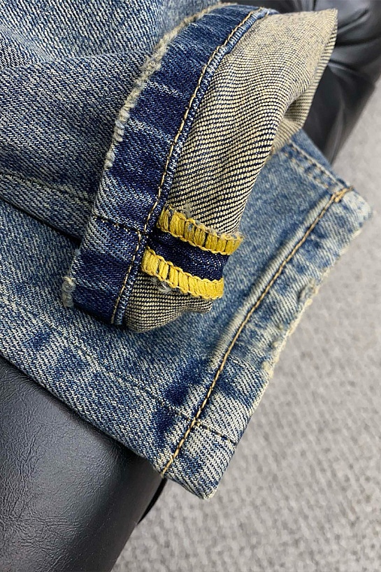 Мужские синие джинсы Louis Vuitton Premium