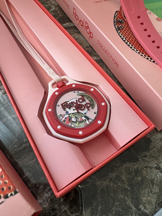 Часы Audemars Piguet × Swatch Royal Pop Otto Rosso premium 