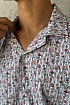 Мужская белая рубашка Dolce & Gabbana floral-print