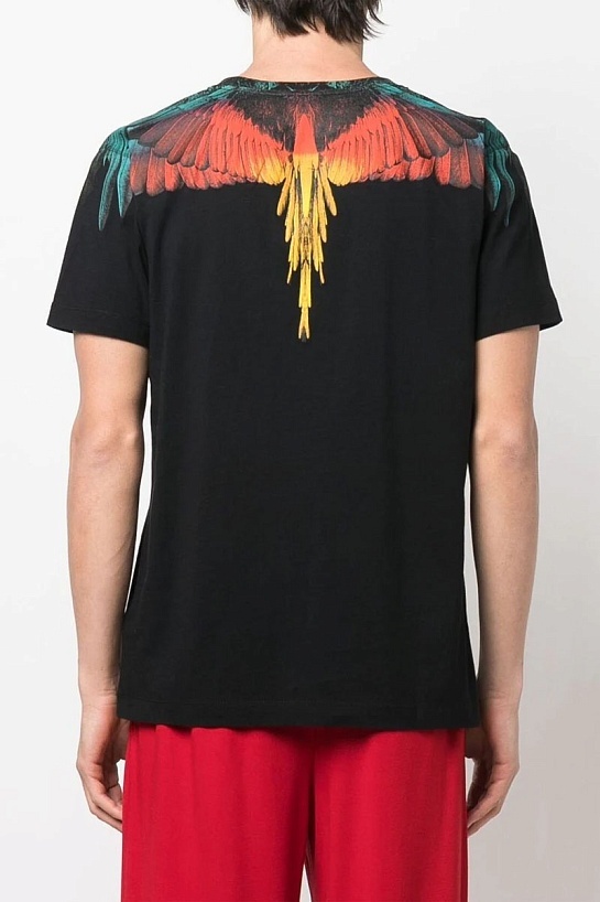 Чёрная футболка Marcelo Burlon County of Milan Icon Wings