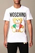 Мужская белая футболка Moschino Couture Bear Toy