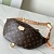 Кожаная сумка на пояс Louis Vuitton Bumbag Monogram Premium 37x14x13 см