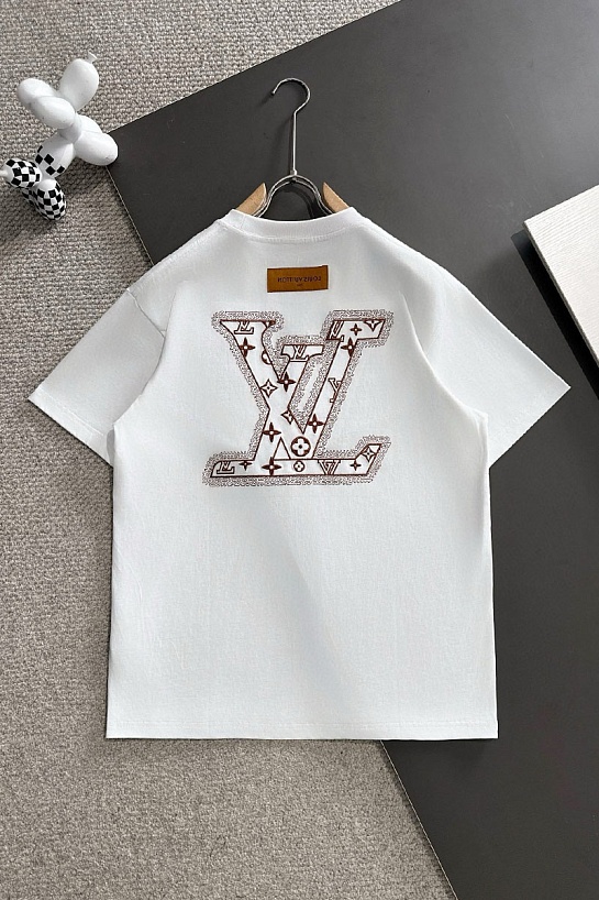 Футболка белого цвета Louis Vuitton Premium
