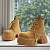 Женские замшевые ботинки на платформе SMFK premium