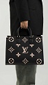 Женская кожаная сумка Louis Vuitton Onthego MM Premium 35x27x14 см