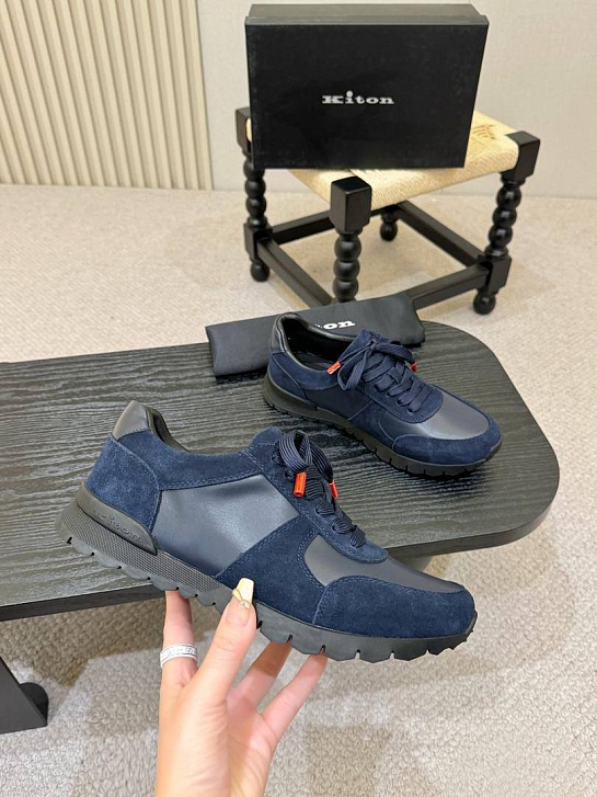 Мужские комбинированные кроссовки Kiton