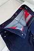 Мужские джинсы Kiton синего цвета
