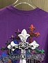 Фиолетовая оверсайз футболка Chrome Hearts Premium