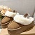Замшевые женские слиперы с мехом UGG Funkette Platform