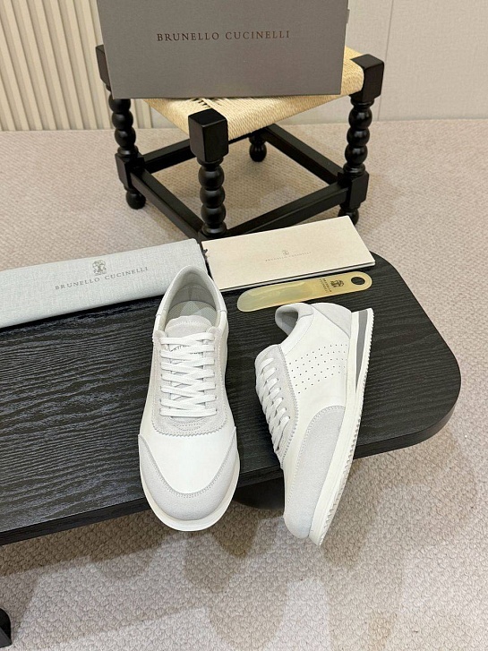 Мужские кроссовки Brunello Cucinelli low-top - White