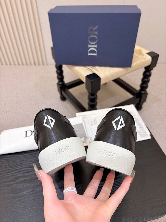 Мужские кроссовки Dior B101 Diamond  - Black