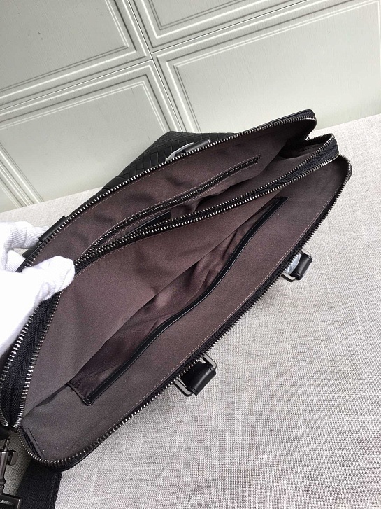 Кожаный портфель Bottega Veneta Premium 38x28x7 см