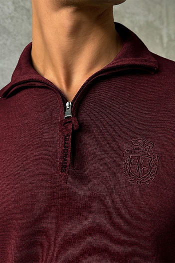 Мужская кофта Billionaire zip-up - Burgundy   