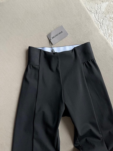 Чёрные женские леггинсы Balenciaga   