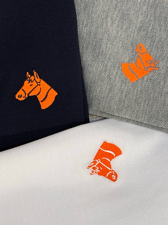 Мужское поло Hermes Premium - Navy