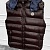 Мужской жилет Moncler logo-patch - Brown
