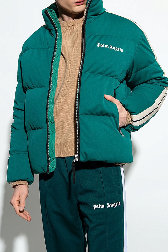 Куртка Moncler Rodman 8 Palm Angels зелёного цвета