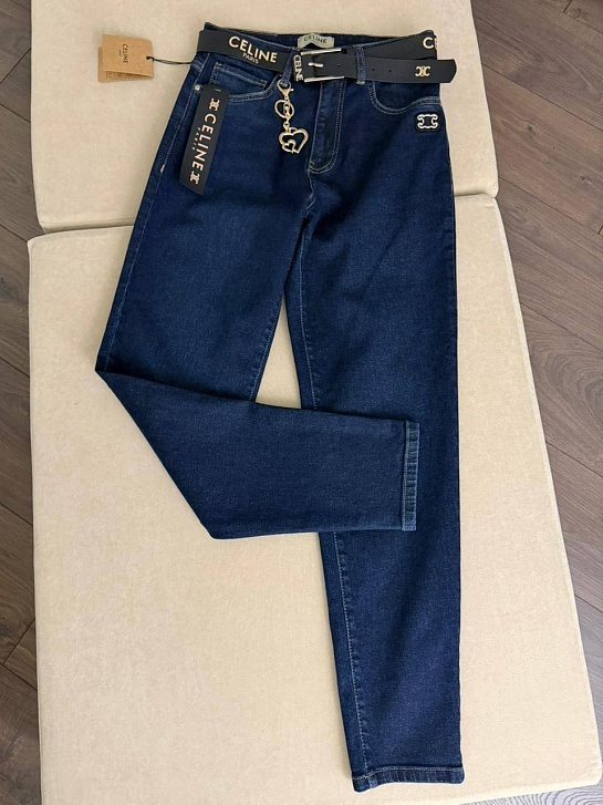 Женские синие джинсы Celine