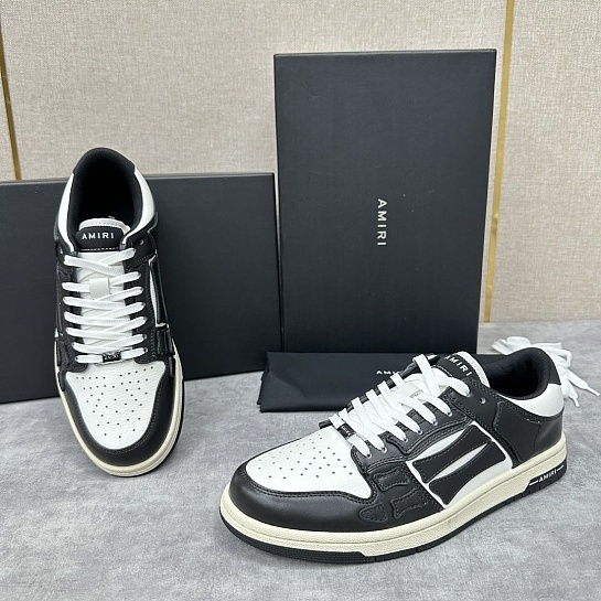 Кожаные кроссовки Amiri Skel Top Low