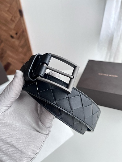 Кожаный ремень Bottega Veneta Premium (ширина 3.5 см)   