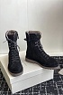 Женские замшевые ботинки Brunello Cucinelli Premium - Black