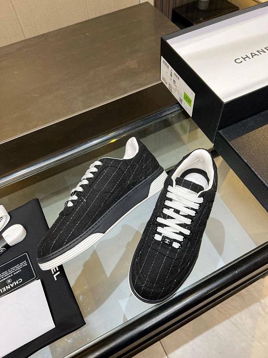 Женские кроссовки Chanel Tweed premium