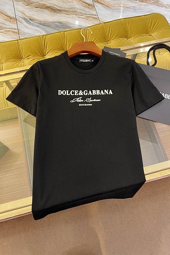 Мужская футболка Dolce & Gabbana Premium - Black   