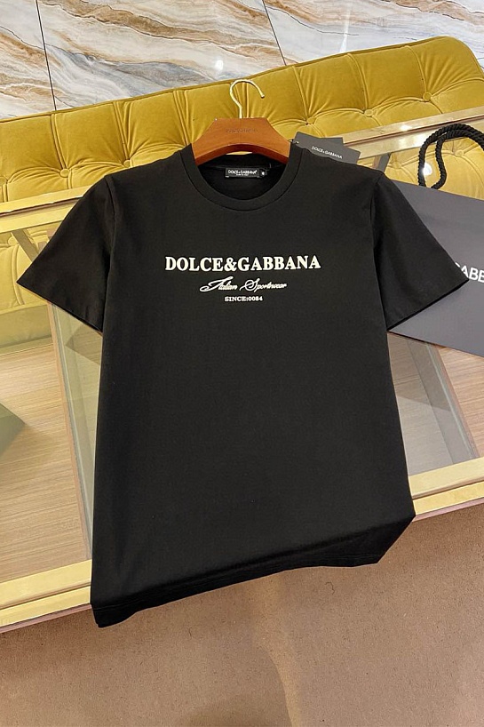 Мужская футболка Dolce & Gabbana Premium - Black