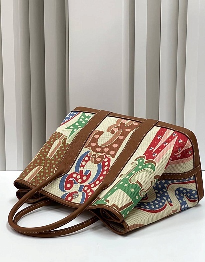 Женская сумка Hermes Garden Party Premium 36x26x17 см   