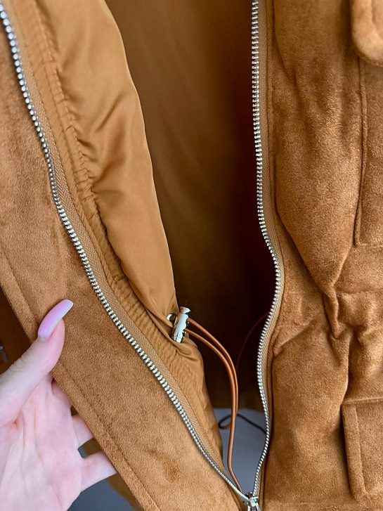 Женский костюм тройка на флисе Loro Piana premium - Chestnut