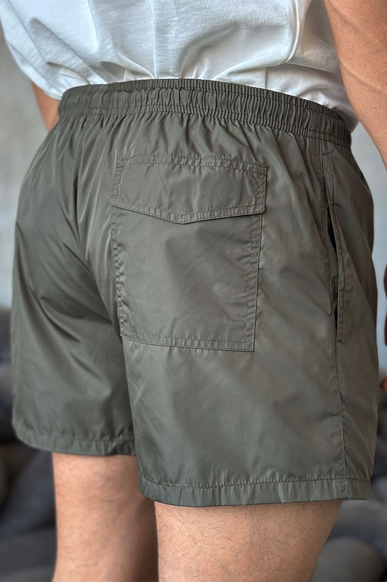 Мужские зелёные шорты Zegna