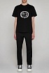 Футболка чёрного цвета Gucci Interlocking G