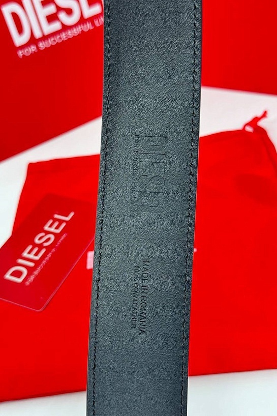 Кожаный ремень Diesel (ширина 3.8 см, длина 100 / 105 см)