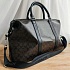 Кожаная дорожная сумка Coach monogram 45x20 см