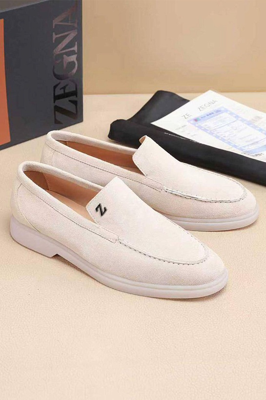 Мужские замшевые лоферы Ermenegildo Zegna