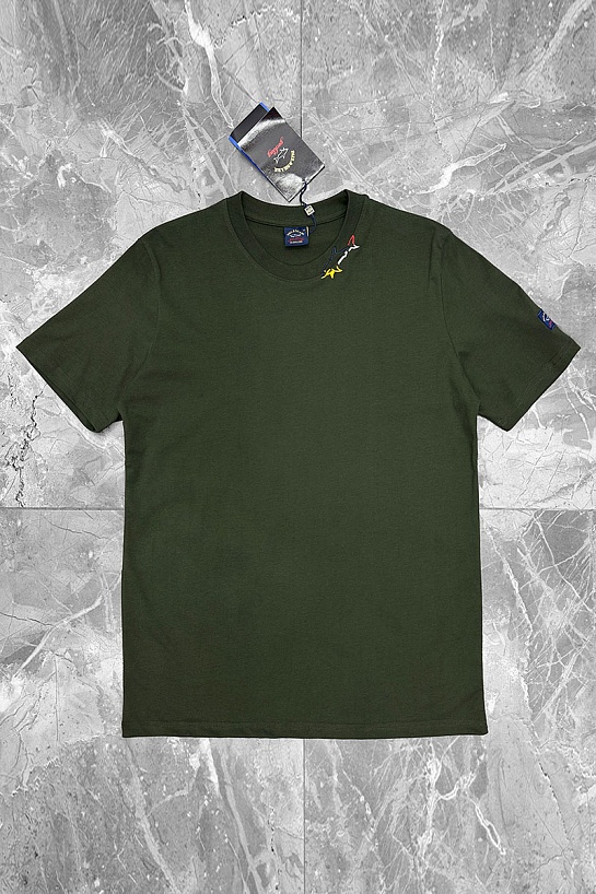 Мужская футболка Paul & Shark logo-patch - Green