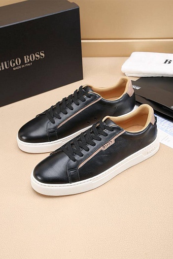 Кожаные кроссовки Hugo Boss Rhys   